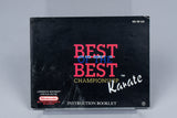 Nintendo NES *Best of the Best Championship Karate* CIB OVP NTSC-U/C BB-USA