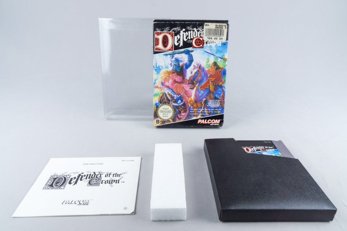 Nintendo NES *Defender of the Crown* OVP CIB PAL B U3-NOE +