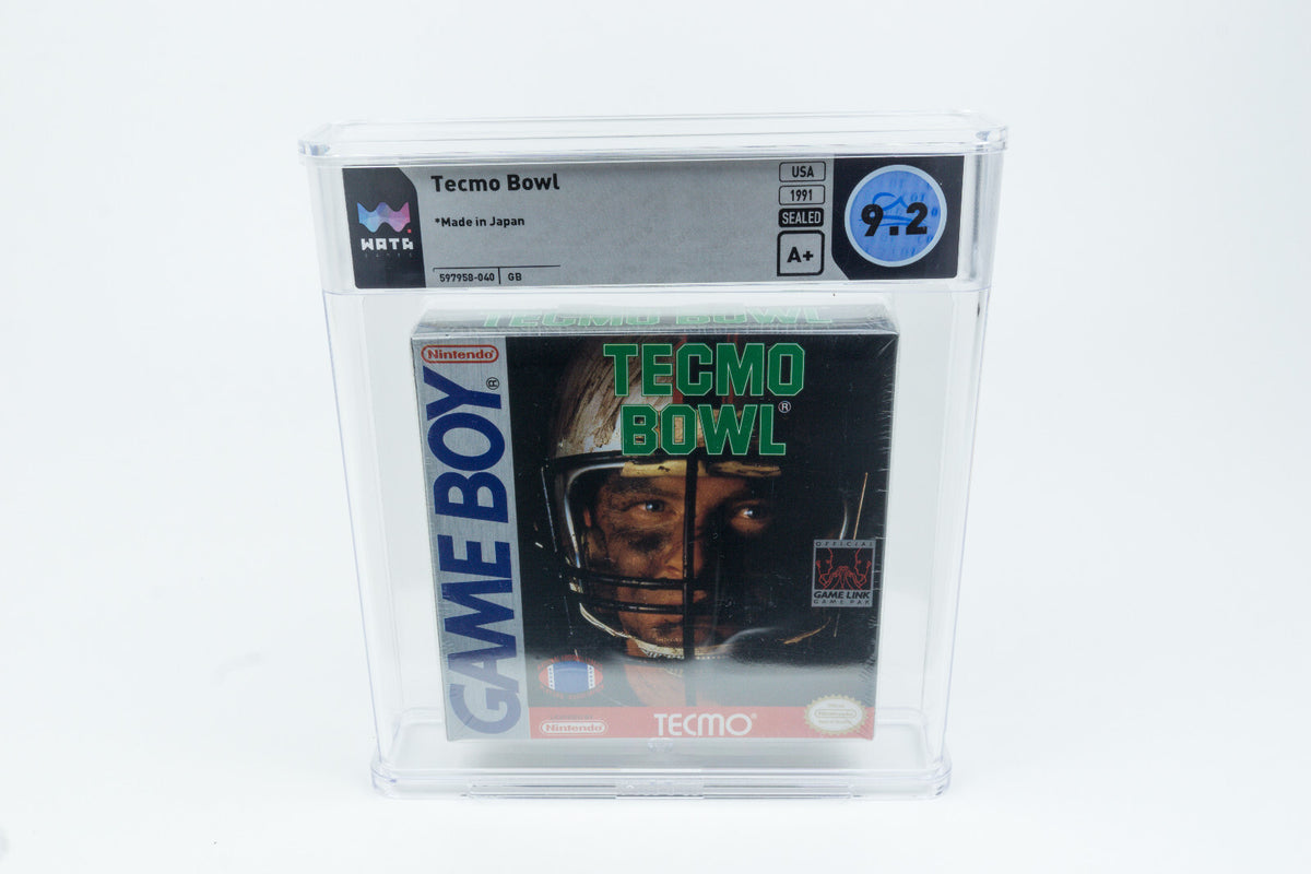 Nintendo Game Boy *Tecmo Bowl* Sealed WATA 9.2 A+ Pop 12