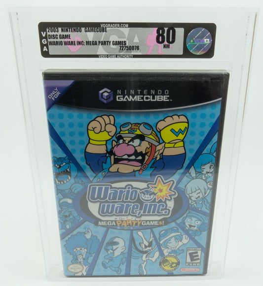 Nintendo Gamecube Wario Ware Inc: Mega Party Games VGA 80 Near Mint US
