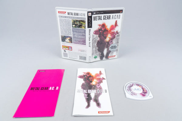 Sony PSP *Metal Gear Ac!d* OVP mit Anleitung und Card Book
