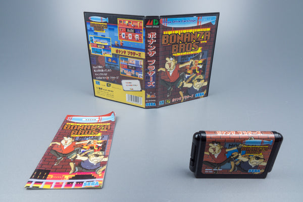 Sega Mega Drive *Bonanza Bros.* OVP mit Anleitung NTSC-J #2