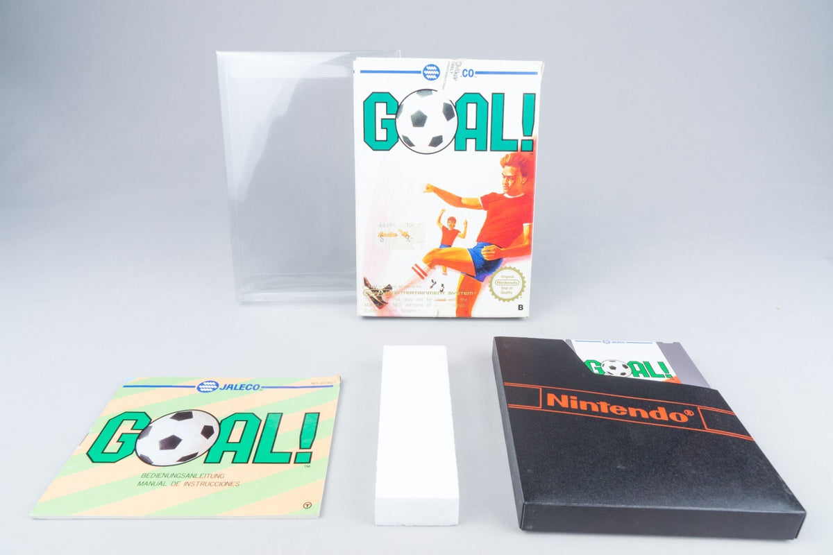 Nintendo NES *Goal!* OVP CIB PAL B JG-FRG-1 +