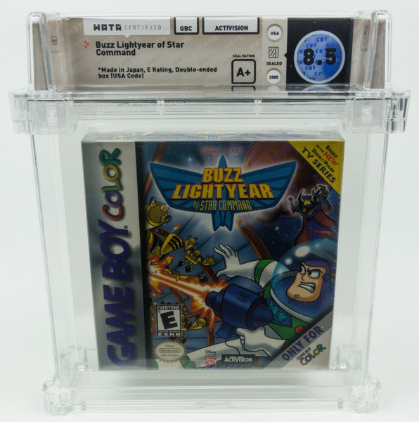 Game Boy Color *Buzz Lightyear of Star Command* New/ Sealed WATA 8.5 A+ POP 1!