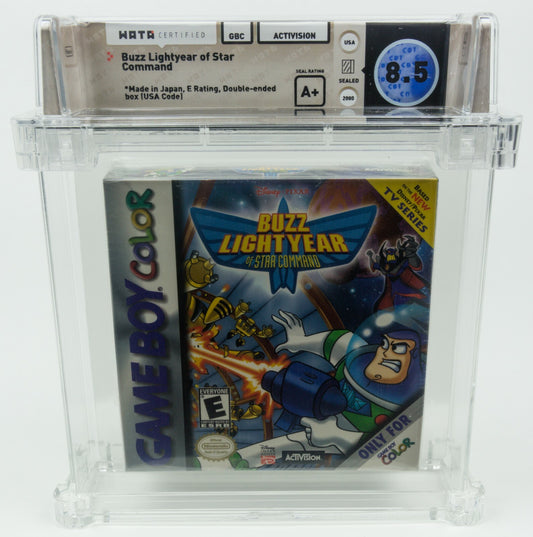 Game Boy Color *Buzz Lightyear of Star Command* New/ Sealed WATA 8.5 A+ POP 1!