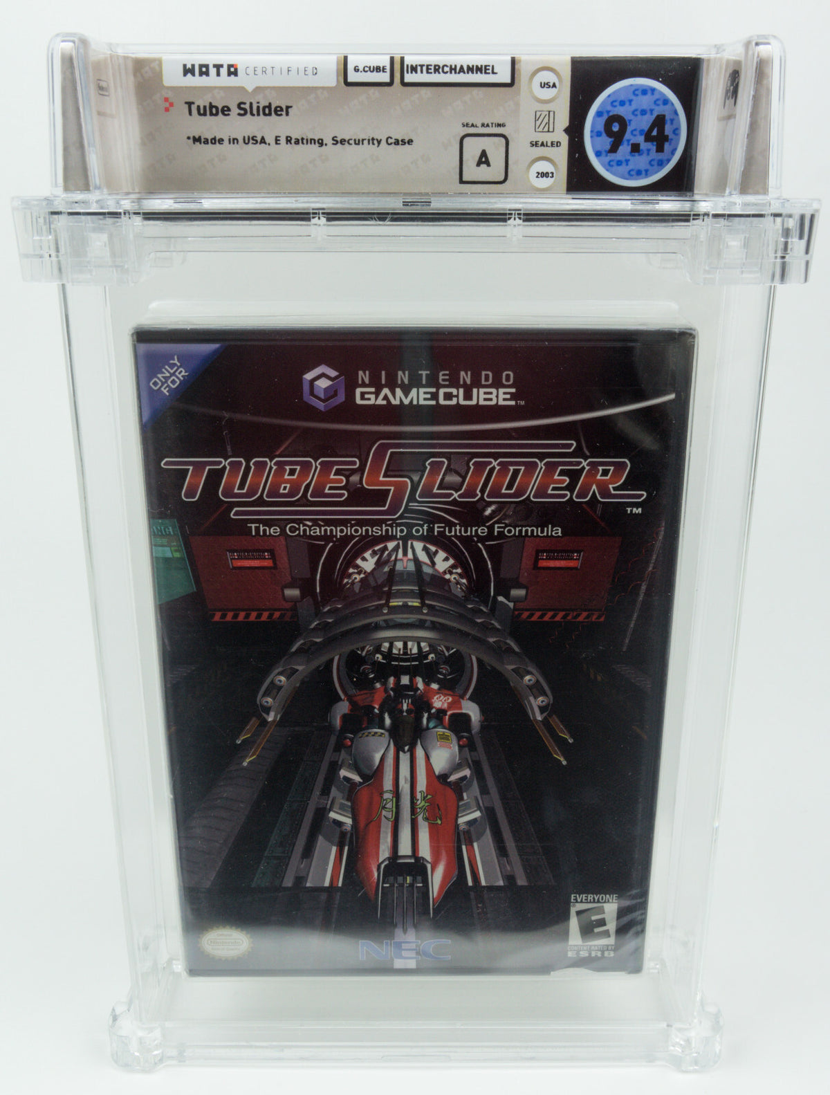 Nintendo Gamecube *Tube Slider* WATA 9.4 A no VGA Black Label