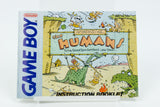 Nintendo Game Boy *The Humans* OVP CiB Anleitung Poster HU-USA