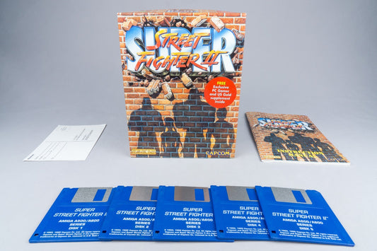 Commodore Amiga *Super Street Fighter II* OVP mit Anleitung Big Box