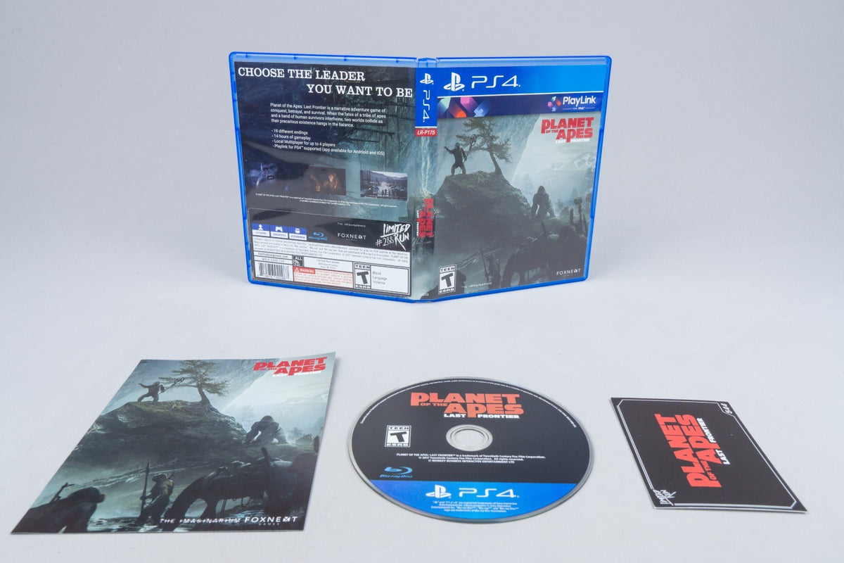 Playstation 4 *Planet of the Apes: Last Frontier* PS4 OVP Limited Run #288