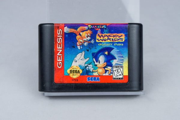Wacky Worlds Creativity Studio Sega Genesis Modul NTSC-U/C
