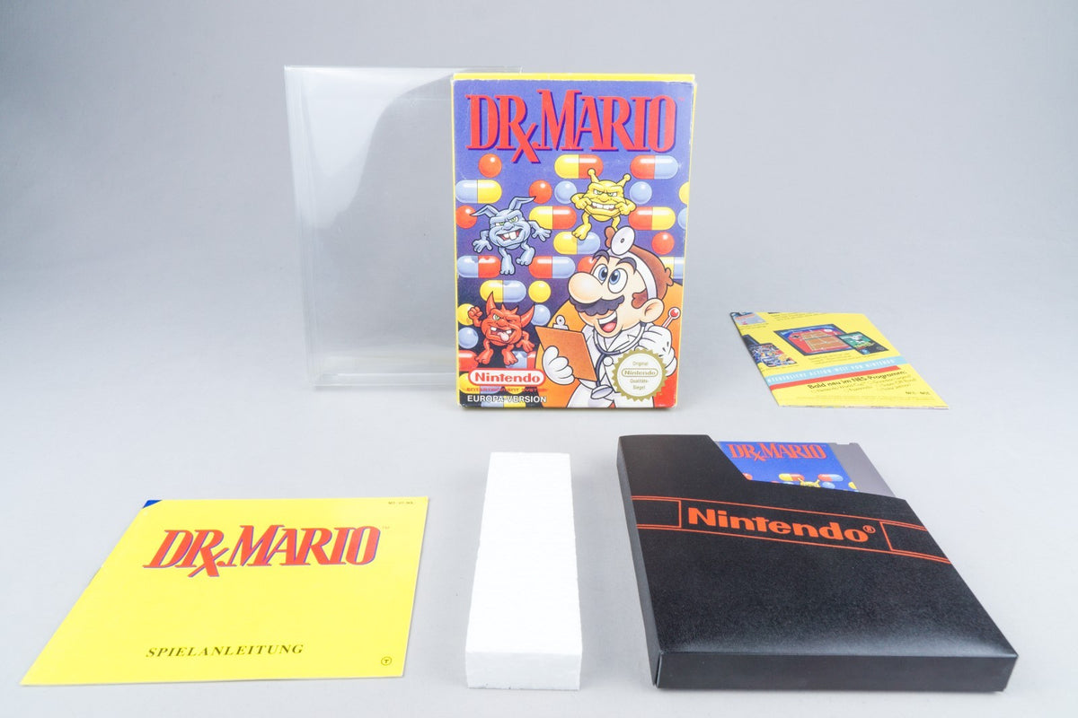 Nintendo NES *Dr. Mario* OVP CIB PAL B VU-NOE +