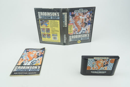 Sega Genesis *David Robinson's Supreme Court* OVP mit Anleitung NTSC-U/C