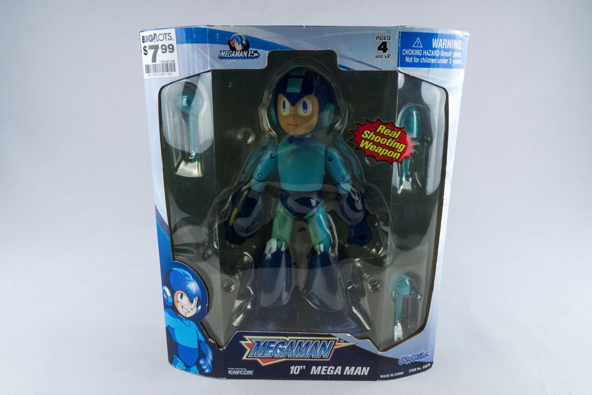 Jazwares *Megaman - 10" Mega Man* 2005 Action Figur New 25cm