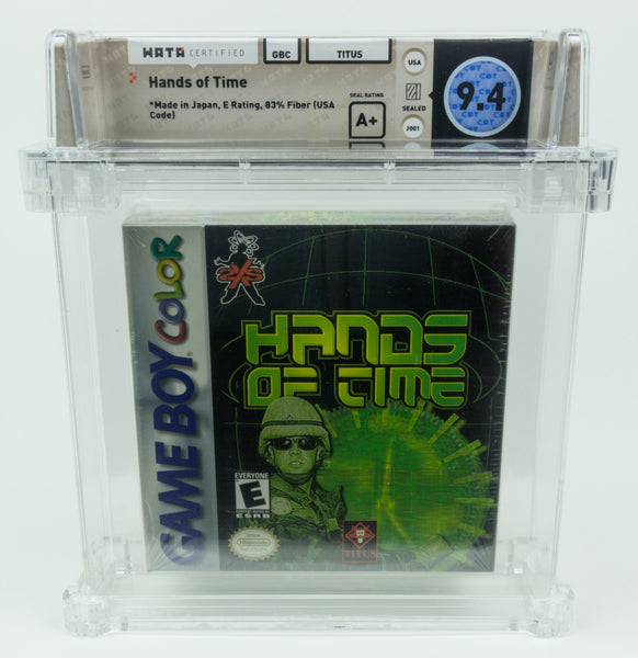 Game Boy Color *Hands of Time* New / Sealed WATA 9.4 A+ no VGA