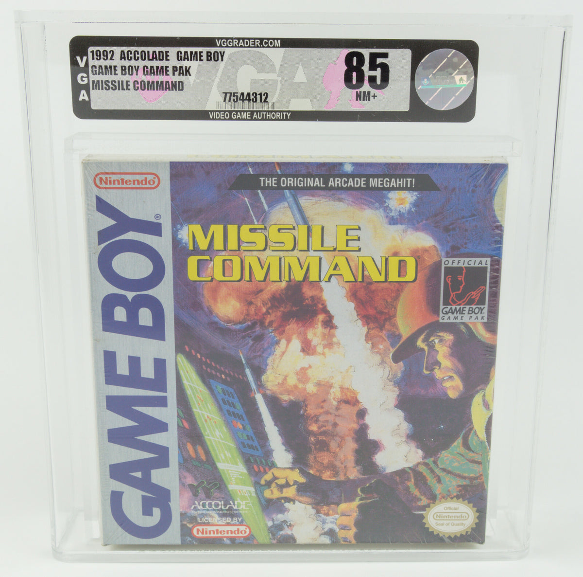 Nintendo Game Boy *Missile Command* New / Sealed VGA 85 Near Mint+