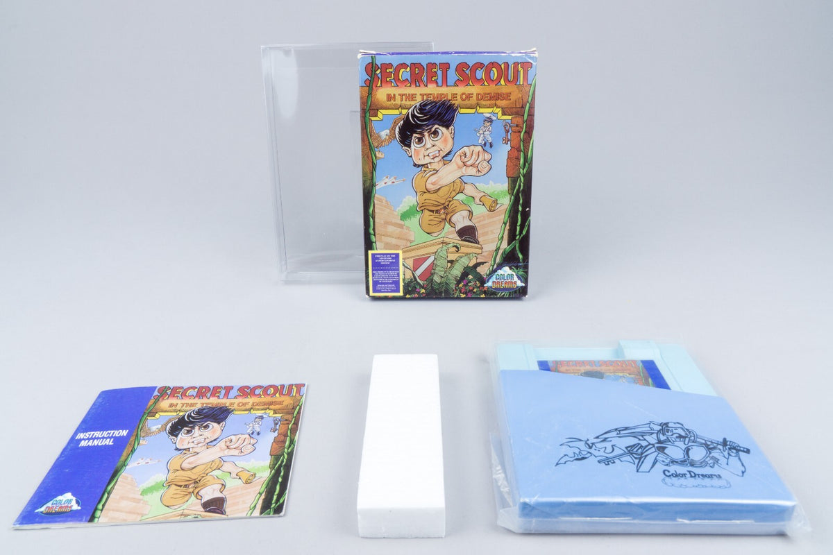 Nintendo NES *Secret Scout in the Temple of Demise* CIB OVP NTSC-U/C USA