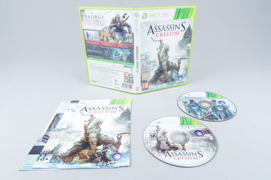 Xbox 360 *Assassin's Creed III* OVP mit Anleitung [IT Import]