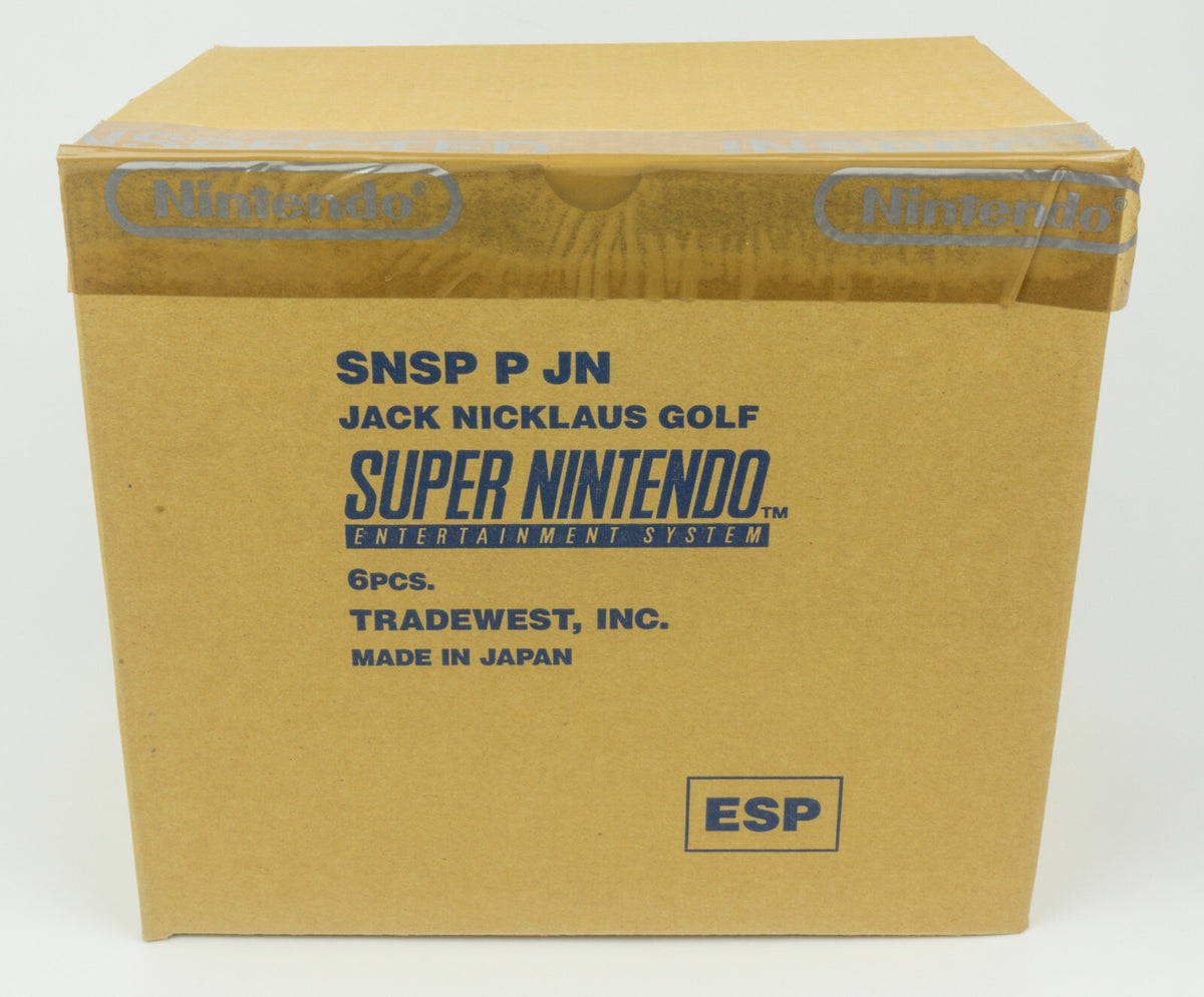 Super Nintendo *Jack Nicklaus Golf* SNES New Neu Ungeöffnet Shipping Box ESP