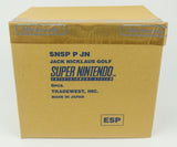 Super Nintendo *Jack Nicklaus Golf* SNES New Neu Ungeöffnet Shipping Box ESP