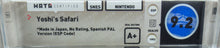 Super Nintendo *Yoshi's Safari* SNES Sealed WATA 9.2 A+ no VGA Spanish