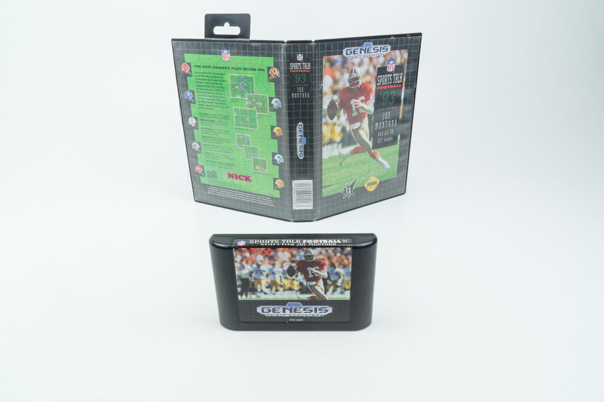 Sega Genesis *Sports Talk Football '93* OVP ohne Anleitung NTSC-U/C