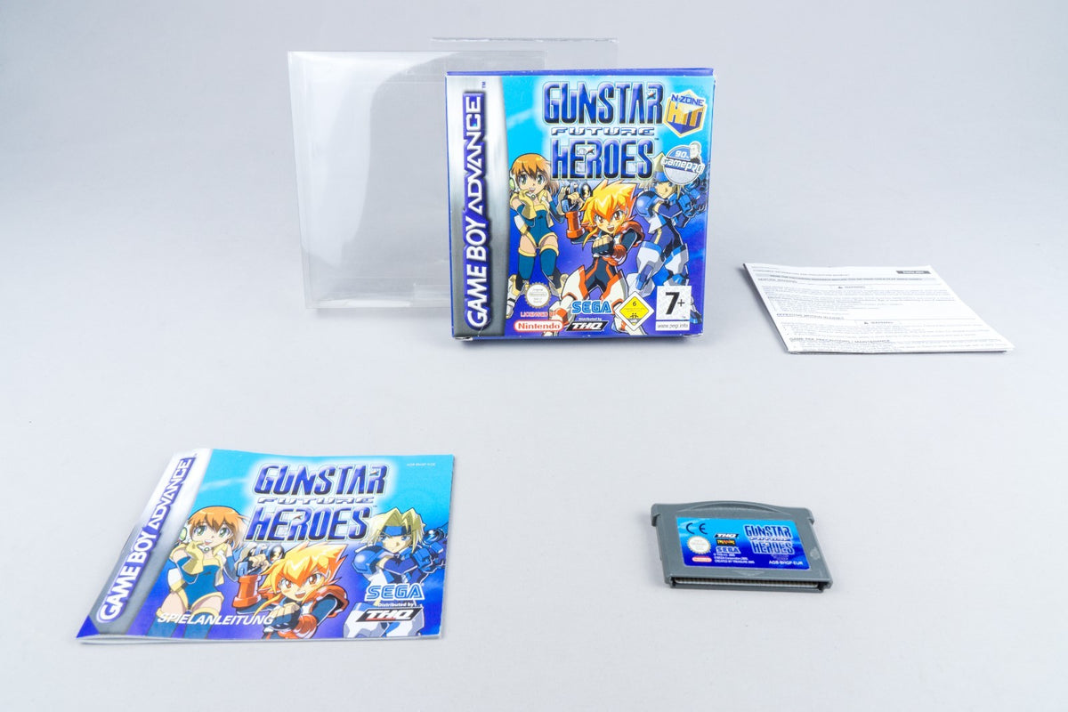 Gunstar Future Heroes Advance Game Boy Advance GBA CIB OVP BHGP-EUR