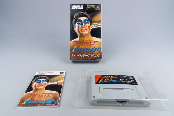 Super Fire Pro Wrestling Super Famicom SFC CIB OVP mit Anleitung NTSC-J