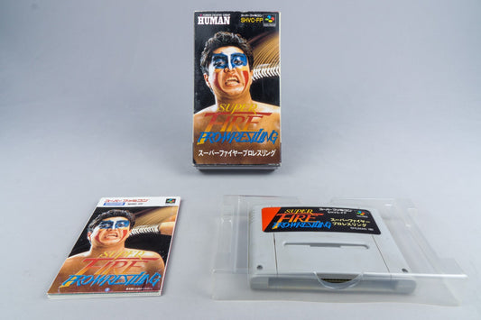 Super Fire Pro Wrestling Super Famicom SFC CIB OVP mit Anleitung NTSC-J