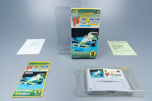 Super Famicom *Super F1 Circus* SFC OVP mit Anleitung Reg NTSC-J #2