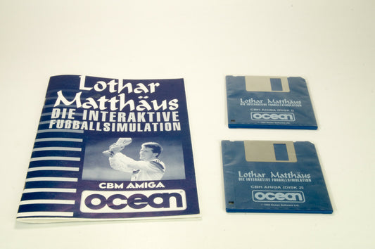 Amiga *Lothar Matthäus: Die interaktive Fußballsimulation* mit Anleitung