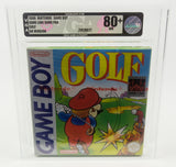 Nintendo Game Boy *Golf* New / Sealed VGA 80+ Near Mint Red Strip