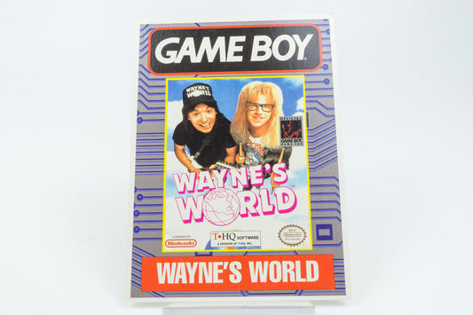 Nintendo Game Boy *Wayne's World* USA Vidpro Werbe-Displaykarte
