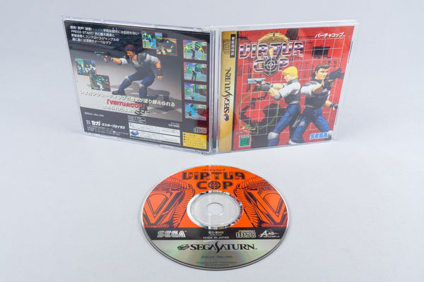 Sega Saturn Virtua Cop OVP mit Anleitung NTSC-J USK 18