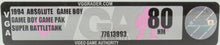 Nintendo Game Boy *Super Battletank* New / Sealed VGA 80 Near Mint