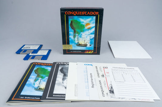 Conquestador Commodore Amiga CIB OVP Komplett mit Anleitung Poster #2