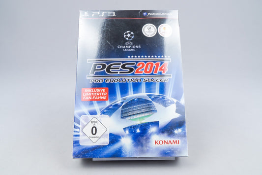 Playstation 3 *Pro Evolution Soccer 2014 inkl. limitierter Fan-Fahne* PS3 Neu