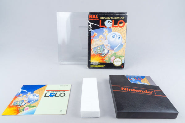 Nintendo NES *Adventures of Lolo* OVP CIB PAL B AV-NOE +
