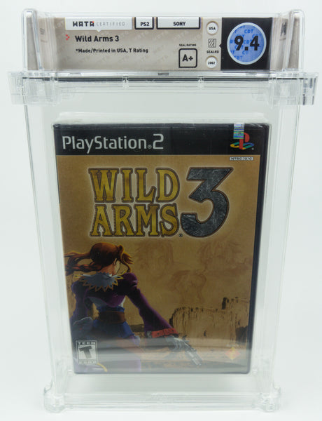 Playstation 2 *Wild Arms 3* PS2 WATA 9.4 A+ no VGA