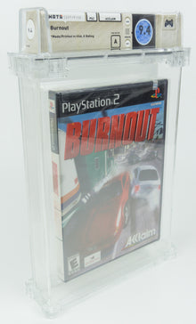 Playstation 2 *Burnout* PS2 Sealed WATA 9.4 A First Print no VGA