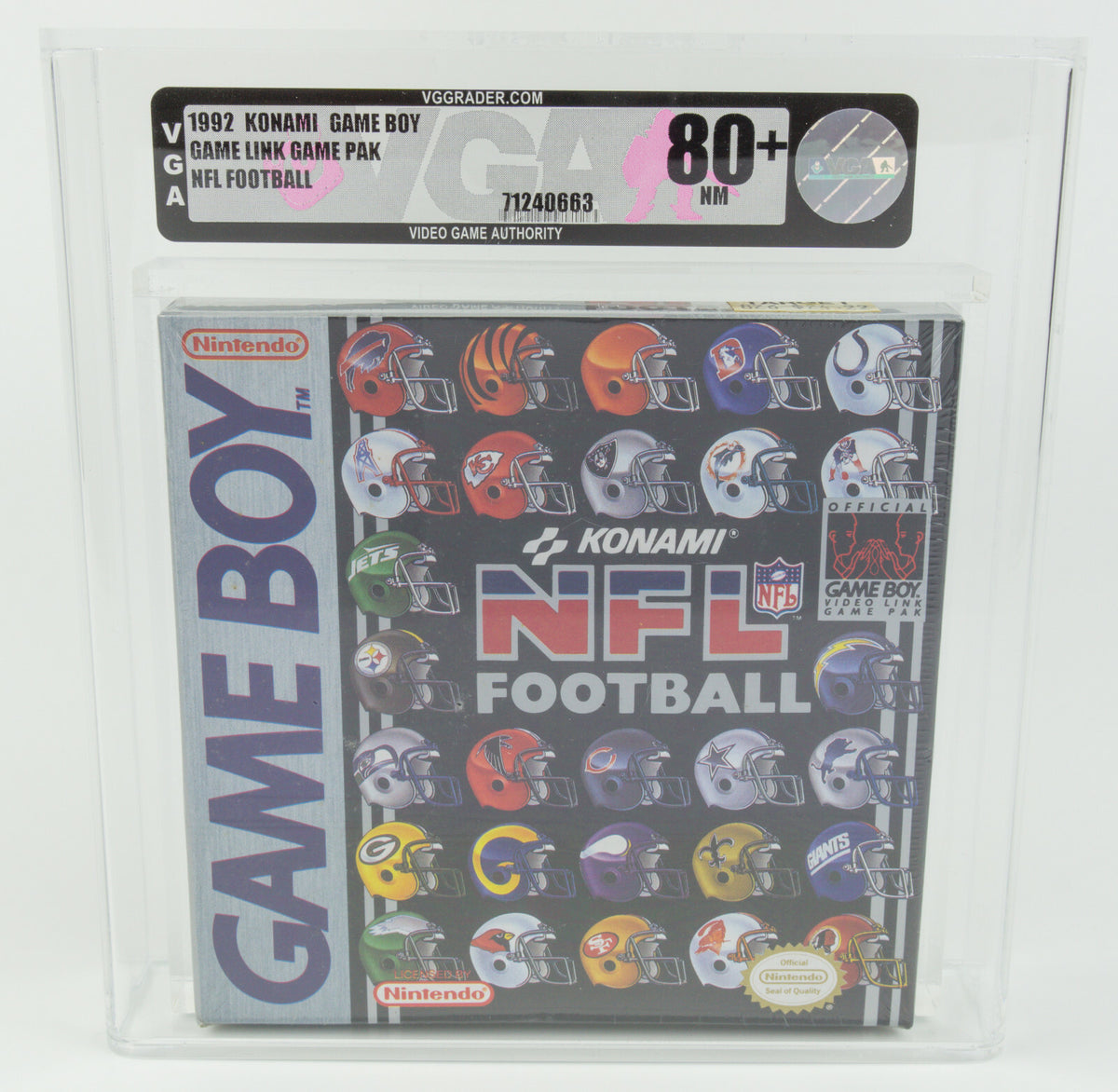 Nintendo Game Boy *NFL Football* New / Sealed VGA 80+ Near Mint