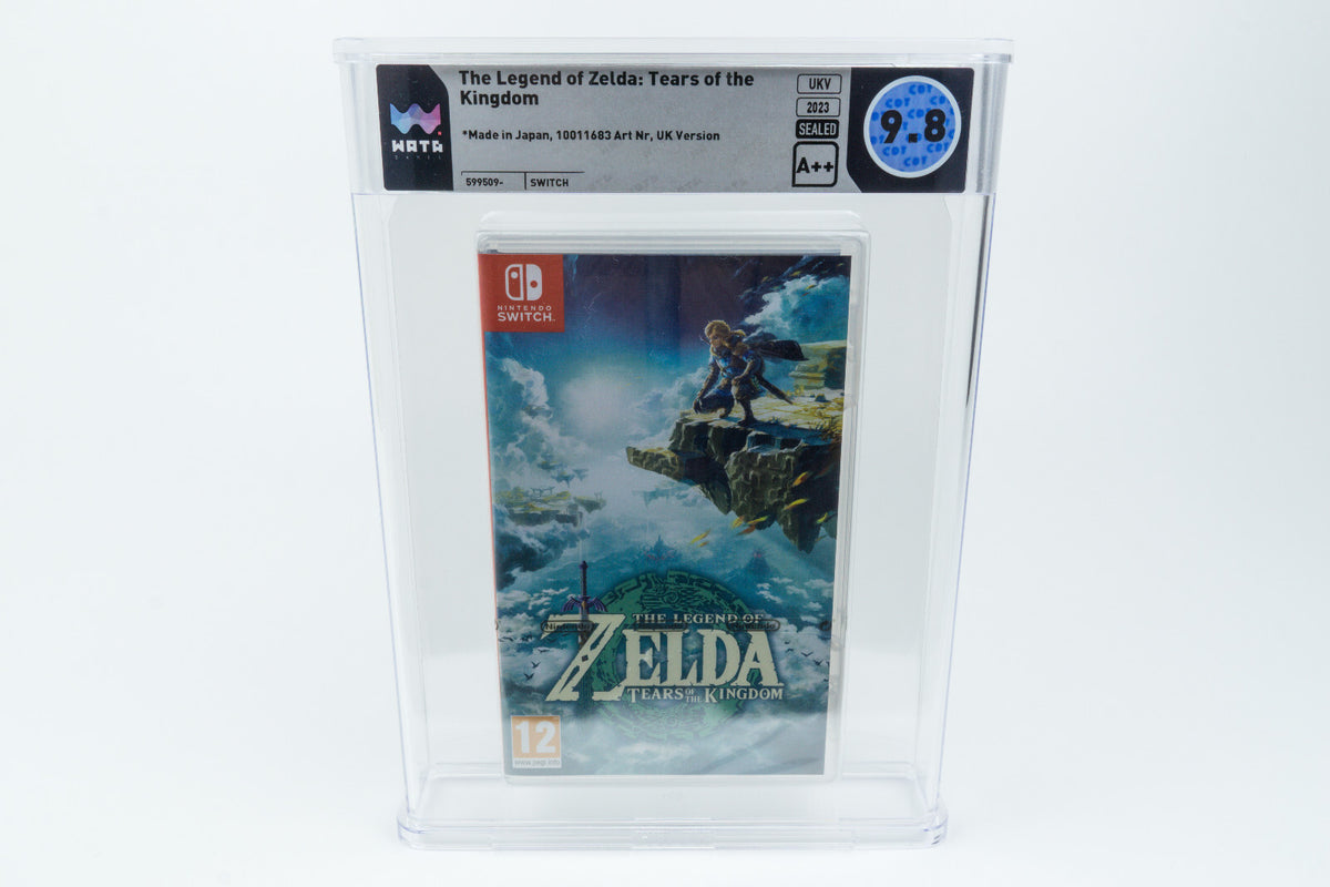 Nintendo Switch *The Legend of Zelda: Tears of the Kingdom* WATA 9.8 A++ engl
