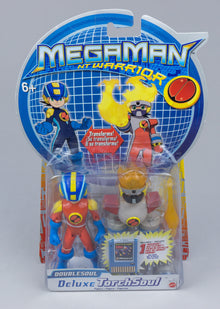 Mattel *MegaMan NT Warrior Double Soul Deluxe Torch Soul* 2004 Action Figur New