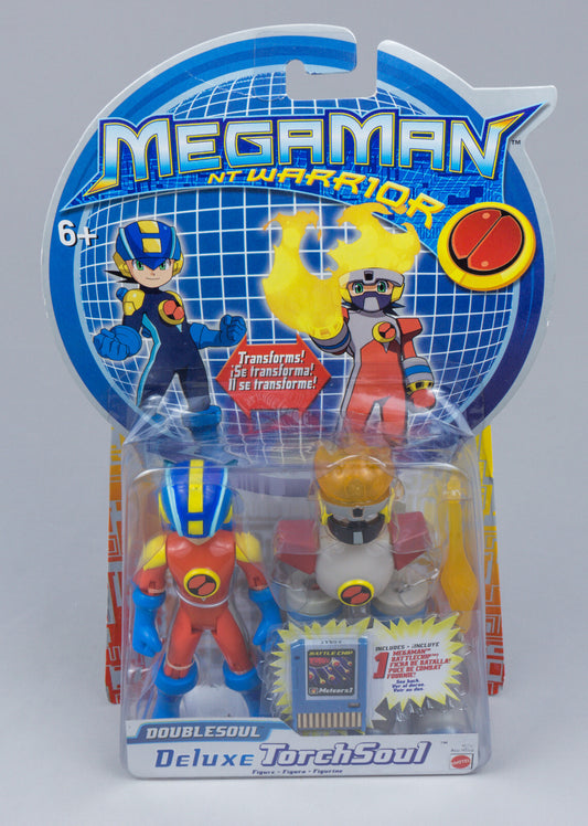 Mattel *MegaMan NT Warrior Double Soul Deluxe Torch Soul* 2004 Action Figur New