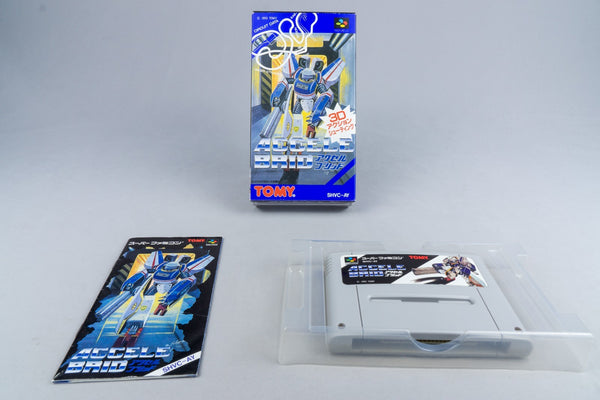 Accele Brid Super Famicom SFC CIB OVP mit Anleitung NTSC-J