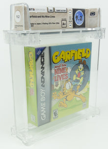 Game Boy Advance *Garfield And His Nine Lives* WATA 9.2 A+ no VGA