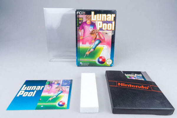 Nintendo NES *Lunar Pool* OVP CIB PAL B LP-NOE +