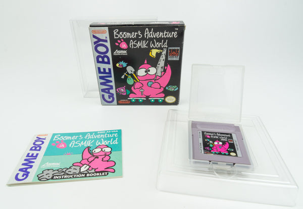 Nintendo Game Boy *Boomer's Adventure in ASMIK World* OVP CiB Anleitung AS-USA