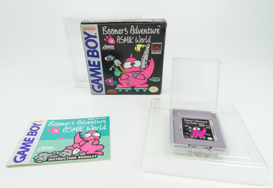Nintendo Game Boy *Boomer's Adventure in ASMIK World* OVP CiB Anleitung AS-USA