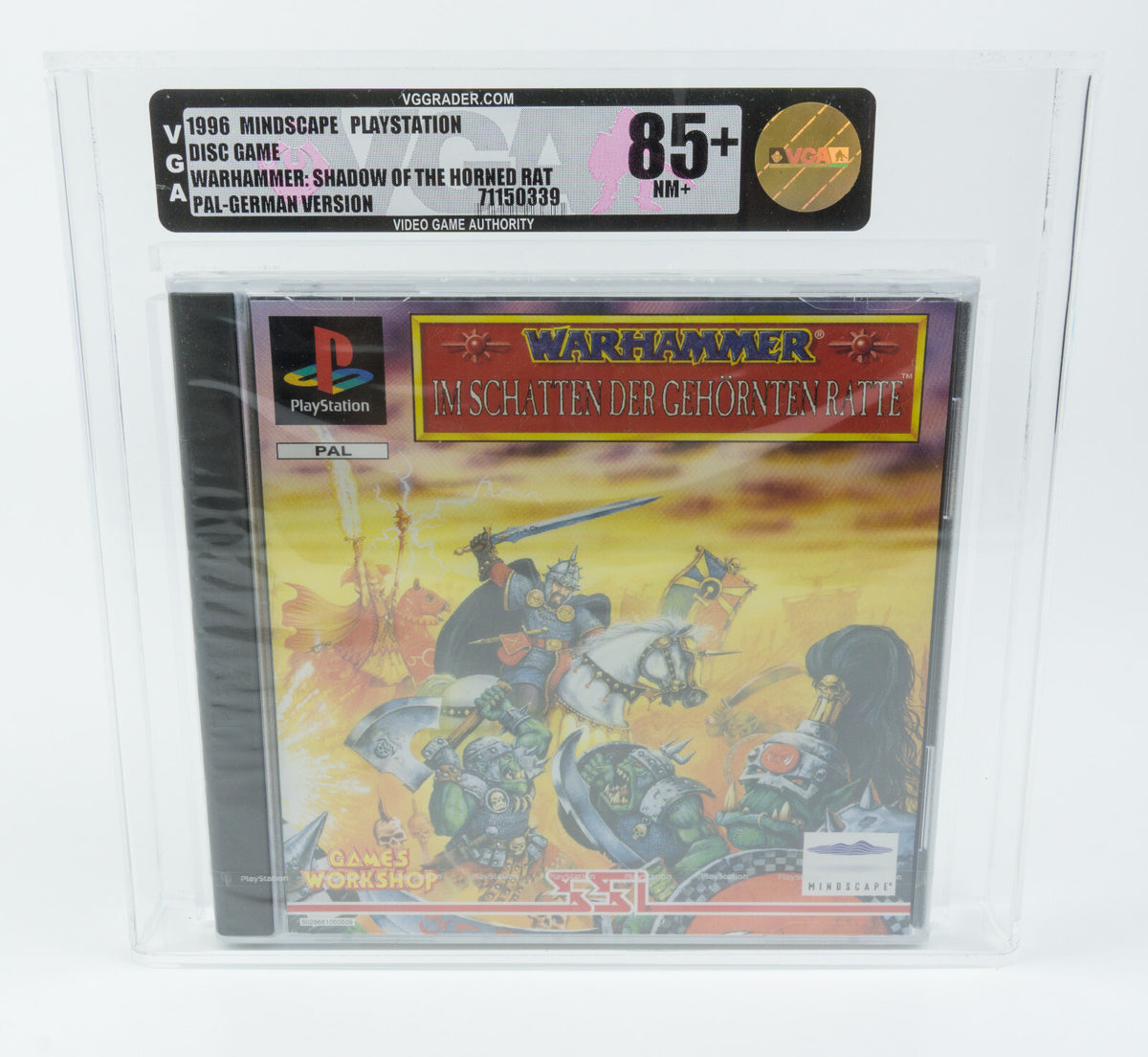 Playstation 1 *Warhammer: Im Schatten der gehörnten Ratte* PS1 Sealed VGA 85+