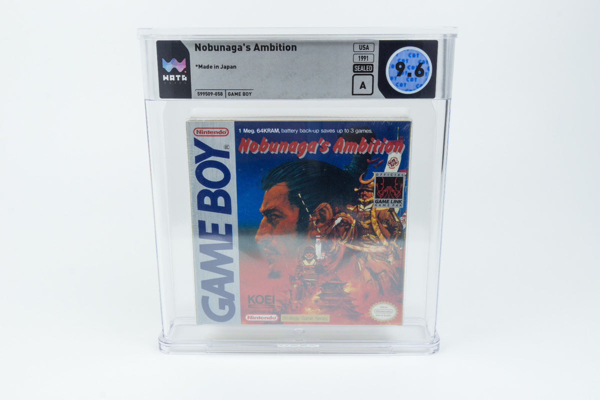 Nintendo Game Boy *Nobunaga's Ambition* Sealed WATA 9.6 A no VGA Pop 11